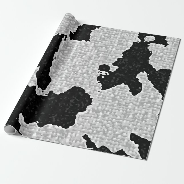 Moo Cow Wrapping Paper (Unrolled)