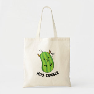 Moo-cumber Funny Veggie Cucumber Pun  Tote Bag