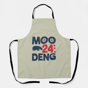 Moo Deng 2024 Moo Deng Moo Deng Cute Baby Hippo Apron