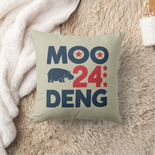 Moo Deng 2024 Moo Deng Moo Deng Cute Baby Hippo Cushion