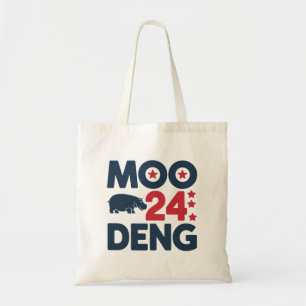 Moo Deng 2024 Moo Deng Moo Deng Cute Baby Hippo Tote Bag