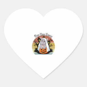 Moo Deng 2024 Shirts Funny Halloween 2024 Hippo Bo Heart Sticker
