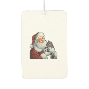 Moo Deng and Santa Claus Protect the Christmas Spi Car Air Freshener