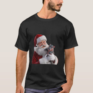 Moo Deng and Santa Claus Save the North Pole T-Shirt