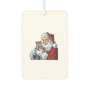Moo Deng and Santa Save Christmas for the World Lo Car Air Freshener