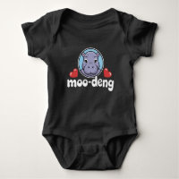 Moo Deng Bouncy Pig in Thai Picture Baby Hippo