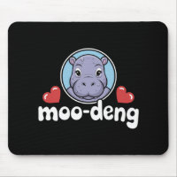Moo Deng Bouncy Pig in Thai Picture Baby Hippo