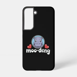 Moo Deng Bouncy Pig in Thai Picture Baby Hippo Samsung Galaxy Case