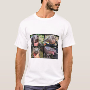 Moo Deng Bouncy Pig The Cute Baby Hippo T-Shirt