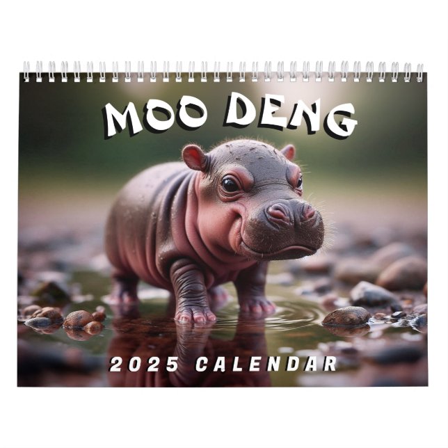 Moo Deng Calendar (Cover)