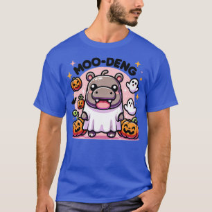 Moo Deng Halloween Spooky Mode T-Shirt