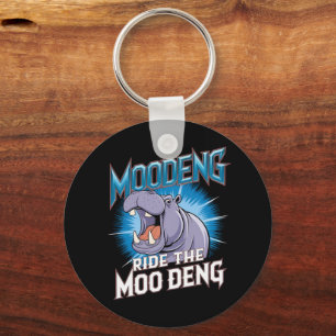 MOO DENG Hippo Ride The MOO DENG Key Ring