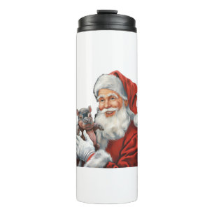 Moo Deng Santa’s Heroic Hippo Rescues Christmas Lo Thermal Tumbler