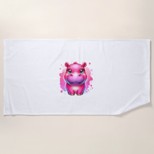 Moo Deng Save Moo-Deng Long Sleeve T-Shirt Beach Towel
