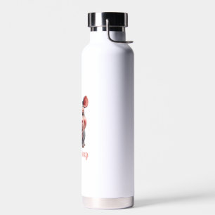 Moo Deng Tee Funny Hippopotamus Apparel Baby Hippo Water Bottle