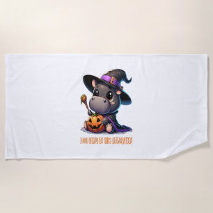 MOO DENG WITCH T-Shirt Beach Towel