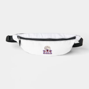 moo deng with the moon Moo Deng Funny Moo-Deng Mem Bum Bags