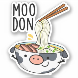 Moo-don Funny Udon Pun 
