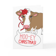 Moo-ey Christmas!