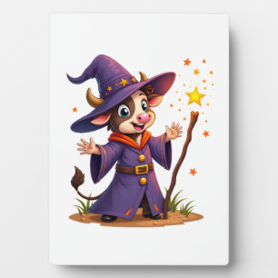 Moo-Gician the Cow Sorcerer Plaque