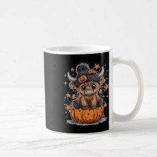 Moo I Mean Boo Funny Fall Pumpkin Cow Halloween Coffee Mug