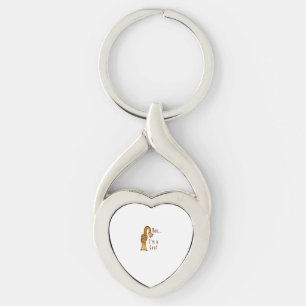 Moo I'm A Goat Giraffe Farm Animal  Key Ring