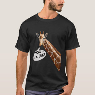 Moo I'm A Goat Giraffe men women kids who love Gi T-Shirt