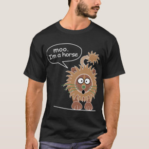 Moo Im a horse retro T-Shirt