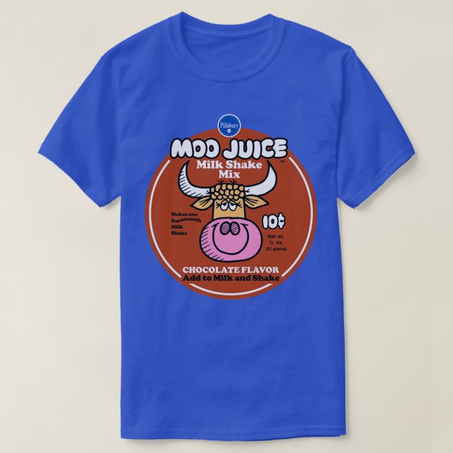 Moo Juice Milk Shake Mix T-Shirt (Design Front)