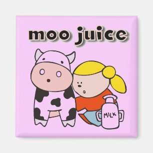 Moo Juice Tshirts and Gifts Magnet