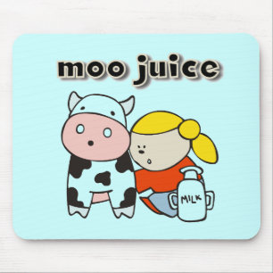 Moo Juice Tshirts and Gifts Mouse Pad