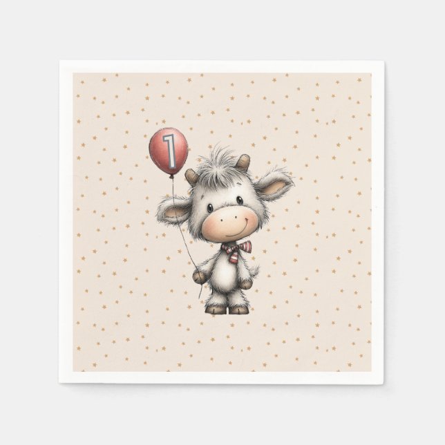 Moo Magic: Age One Edition! Napkin (Front)