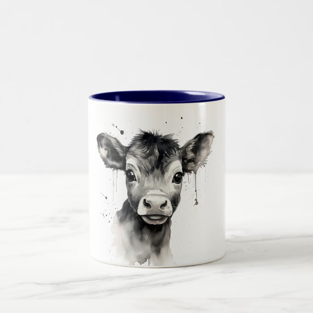 ☕🐄 "Moo-ment of Zen" Cow Mug 🐄☕ (Center)