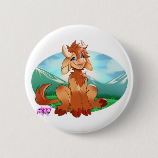 Moo moo 6 cm round badge