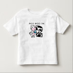 Moo Moo I'm Two 2nd Birthday Funny Cow Sounds  Toddler T-Shirt<br><div class="desc">Are you looking Cute Cow shirt? This perfect one for you.</div>