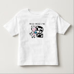 Moo Moo I'm Two 2nd Birthday Funny Cow Sounds  Toddler T-Shirt<br><div class="desc">Are you looking Cute Cow shirt? This perfect one for you.</div>