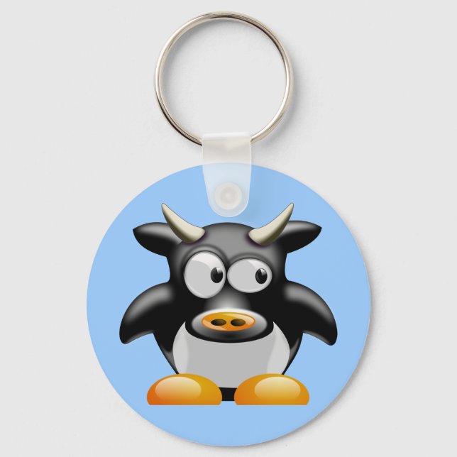 Moo Moo the Cow Key Ring (Front)