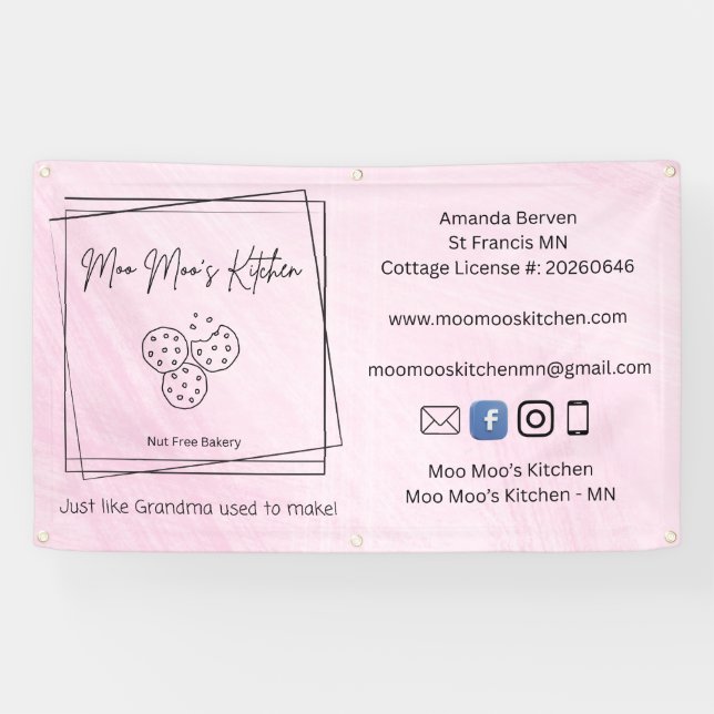 Moo Moo's Kitchen Banner (Horizontal)