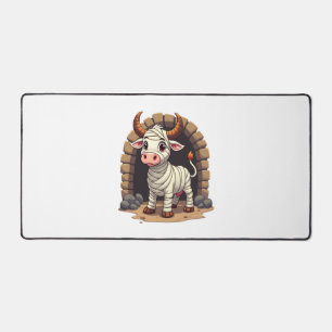 Moo-Mummy Returns Desk Mat