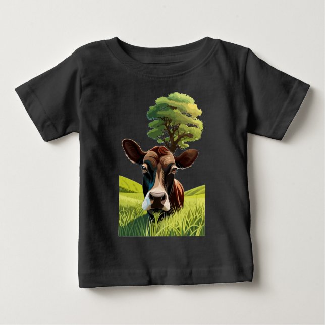 Moo-ning for a Massage Baby T-Shirt (Front)