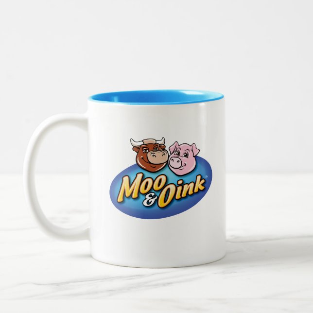 Moo & Oink Coffee Mug (Left)