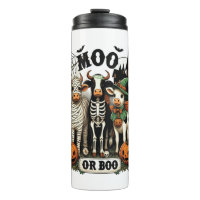 Moo or Boo Halloween Cow