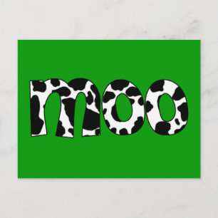 Moo Postcard
