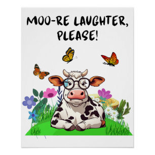 Moo-re Laughter, Please! Poster