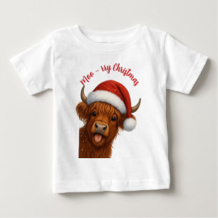 Moo-rry ChristmasT-Shirt Baby T-Shirt
