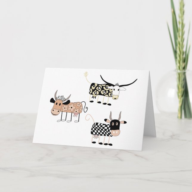 Moo Thank You Card (Front)