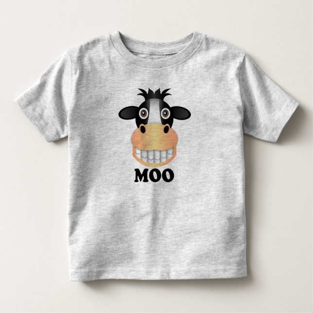 Moo - Toddler Fine Jersey T-Shirt (Front)