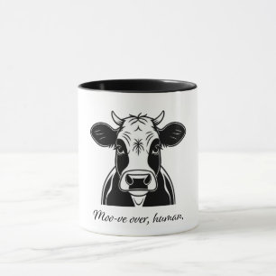 Moo-ve over, human mug