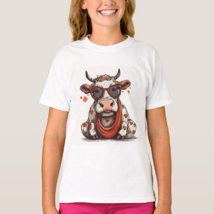 👕🐄 "Moo-velous Tee" - Cow Print T-Shirt 🐄👕