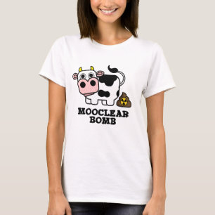 Mooclear Bomb Funny Cow Pun T-Shirt